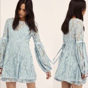 Free People Ruby lace Flares Skater Dress, size XS